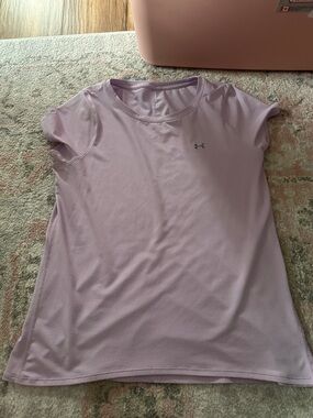 Under Armour Light Lavender Short Sleeve Performance Tee